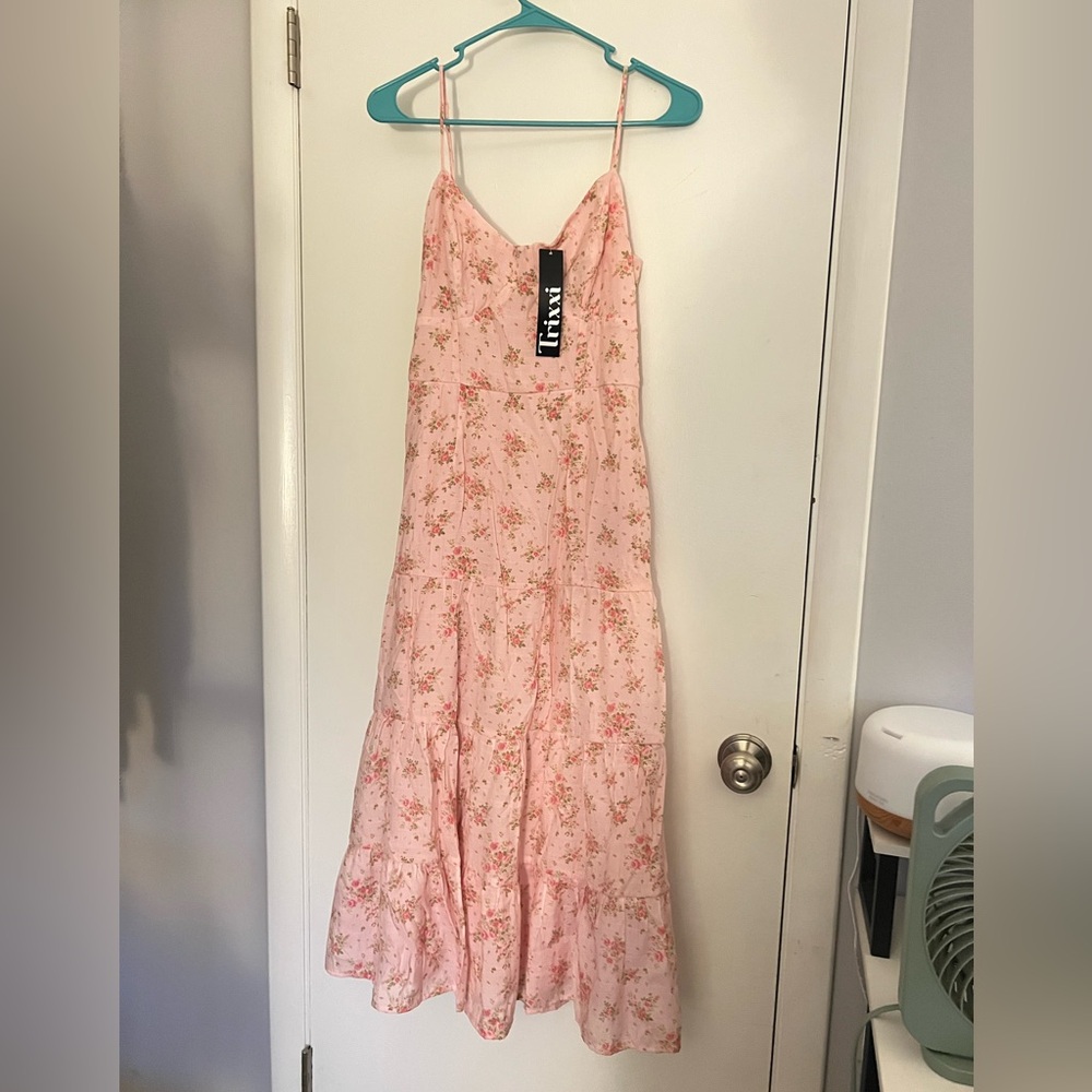 Pink Floral Dress